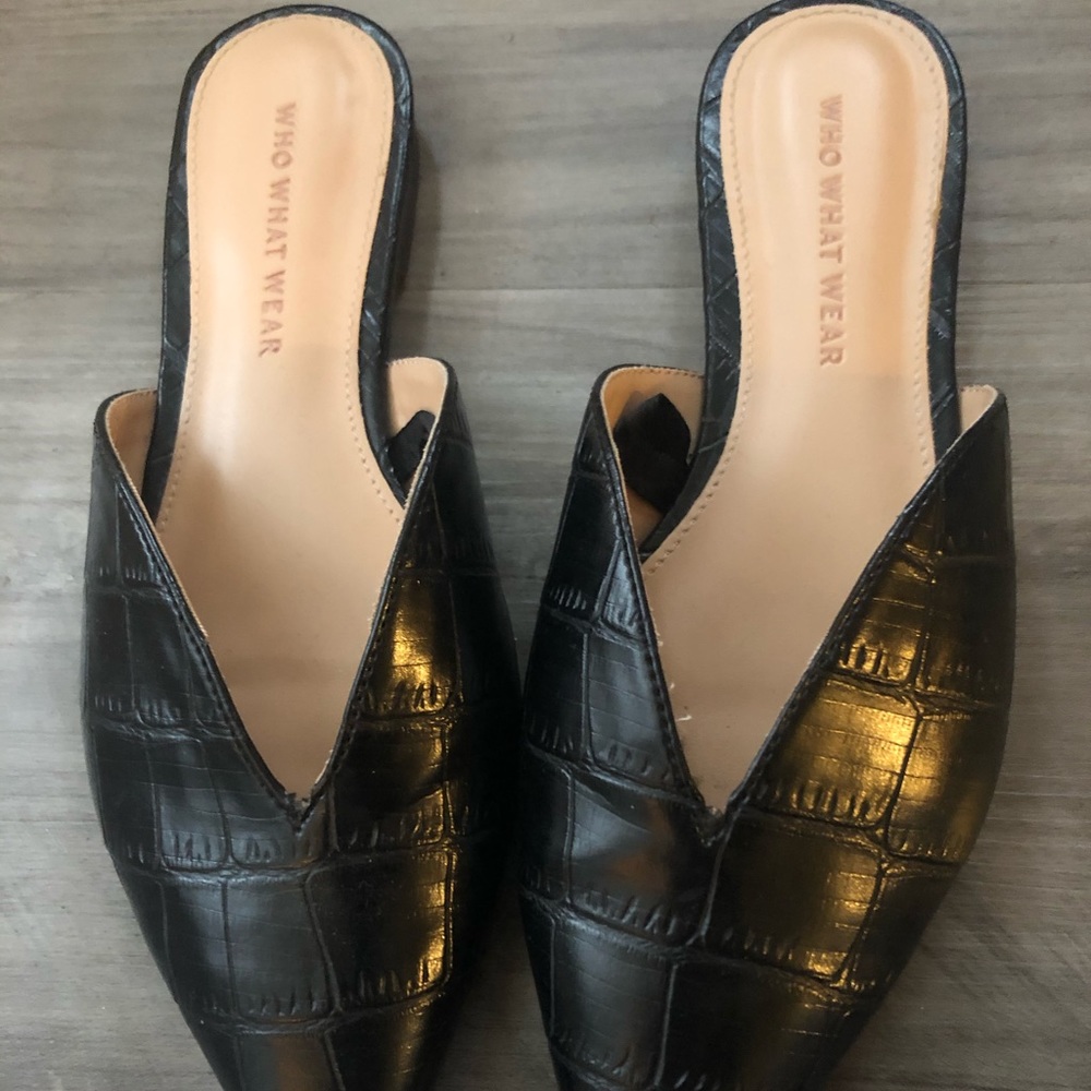 Black mules